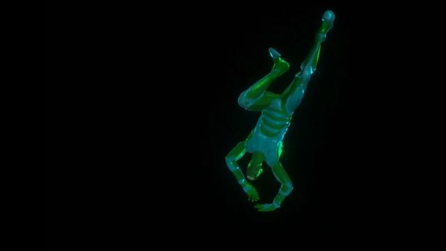 90's Breakdance Hologram Video Green смотреть онлайн