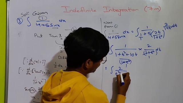 LAQ Video 2 Integral of 1/4+5sinx dx смотреть онлайн