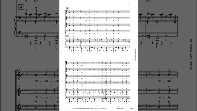 Carl Orff, Carmina Burana, O Fortuna, Voice Over, Bass