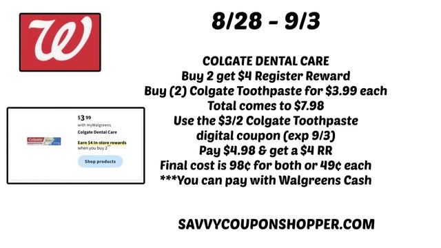 WALGREENS NEWBIE DEALS (8/28 - 9/3) | Grab 6 items for FREE & $6 MoneyMaker! смотреть онлайн
