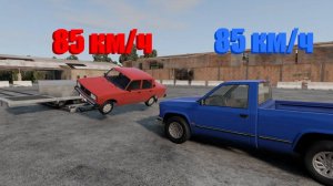 ЖЁСТКИЙ БОКОВОЙ КРАШ-ТЕСТ ( BeamNG.Drive )
