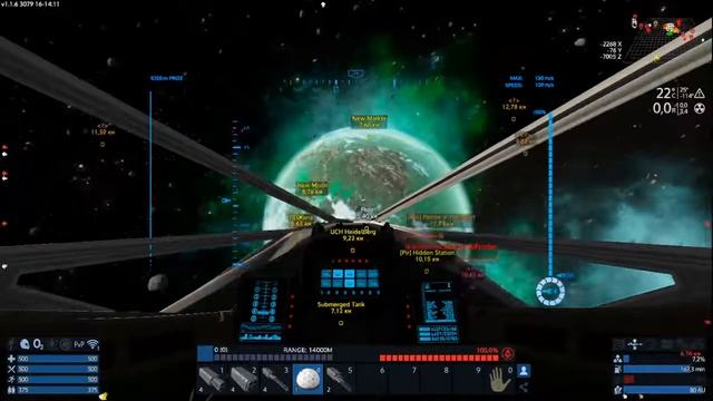 Empyrion-Galactic Survival. Трудно быть Богом! Поиск ресурсов и крафт топляка. смотреть онлайн