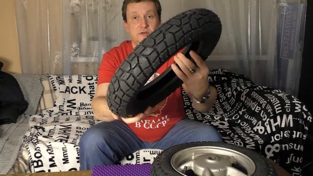 Петрошина Л-362, отличная резина на скутер! смотреть онлайн