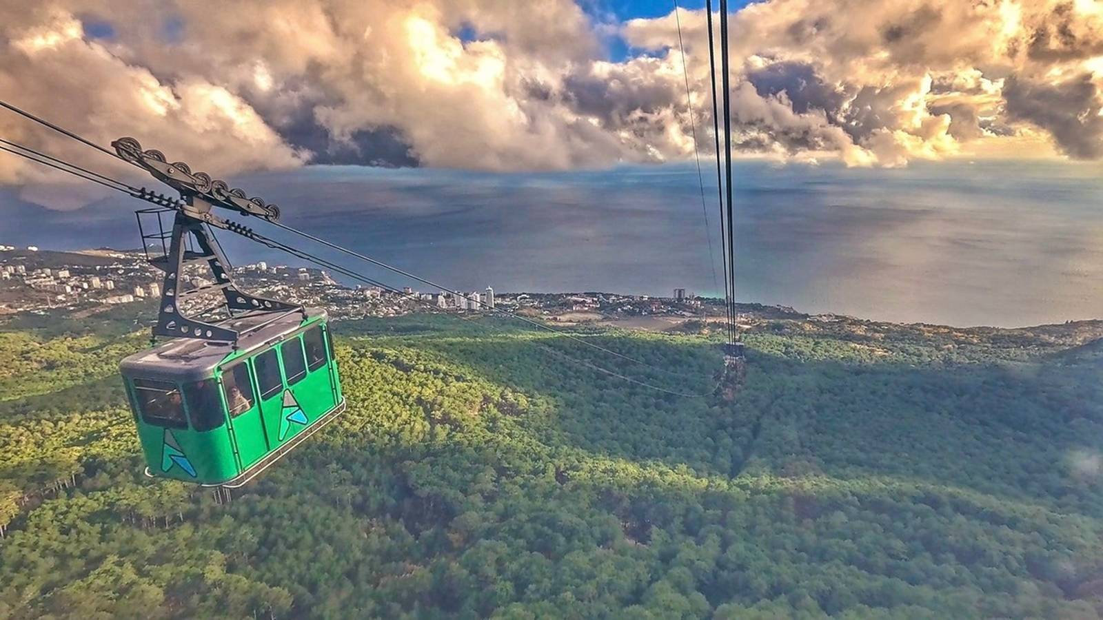 КРЫМ - выпал первый снег! Канатная дорога, Ай-Петри. ПОКАЗЫВАЕМ всё как есть! смотреть онлайн