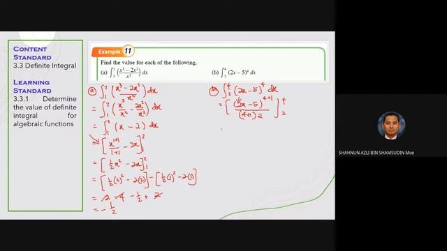 Determine the value of definite integral for algebraic functions смотреть онлайн