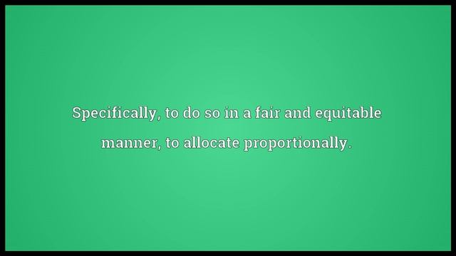 Apportion Meaning смотреть онлайн