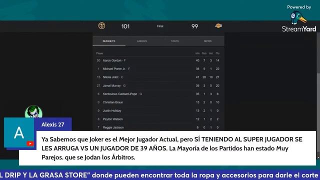 DENVER NUGGETS 10 VICTORIAS SEGUIDAS VS LAKERS смотреть онлайн