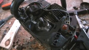 Отремонтировал подачу масло на цепь своими руками