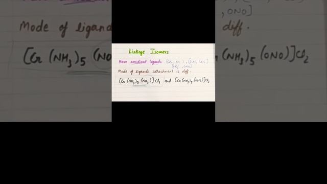 Tricks to learn and find linkage isomers||Coordination compounds class12th#boardexams#neet#cuet смотреть онлайн