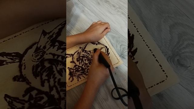 Выжигание рисунка по дереву с помощью выжигательного аппарата УЗОР-10К для новичков и детей смотреть онлайн