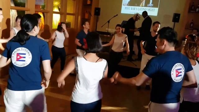 Salsa Cubana Sg Performance @ Post Bar Fullerton Hotel Jan 2017 смотреть онлайн