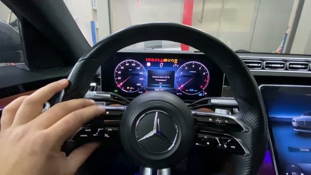 Сброс ТО Mercedes-Benz W223 Зайти в сервисное меню смотреть онлайн
