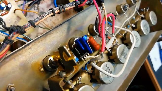 Усилитель трансляционный с АРУ (схема Дорофеева)/ выходной уровень 120В - 100Вт/ самодельный смотреть онлайн