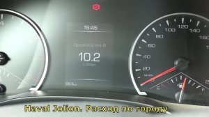 Haval Jolion.  Расход топлива в городском режиме.