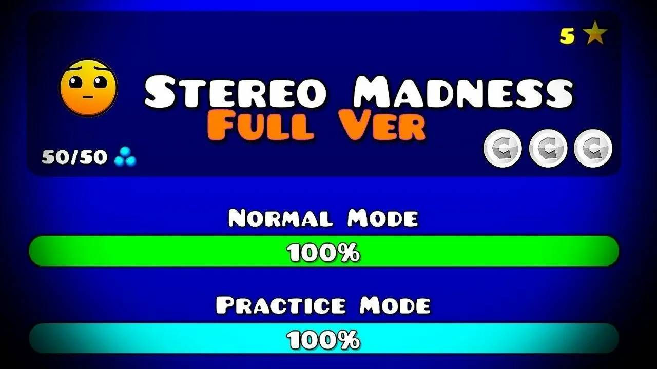 Stereo Madness Full в Geometry Dash // Geometry Dash смотреть онлайн