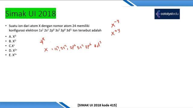 [Simak UI 2018 Kimia Kode 415] Konfigurasi Elektron (Menentukan Ion suatu atom) смотреть онлайн