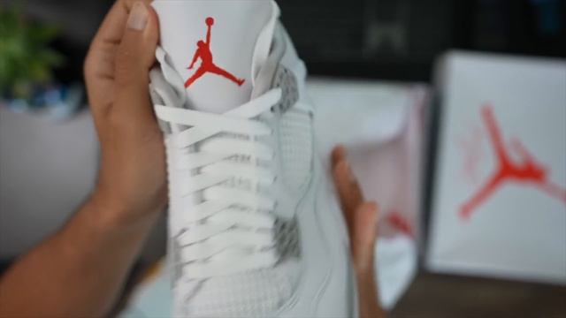 Air Jordan 4 Tech White Oreo Review!