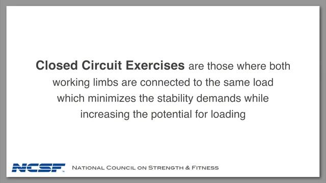 The Specific use for Open and Closed Kinetic Chains and Circuits смотреть онлайн