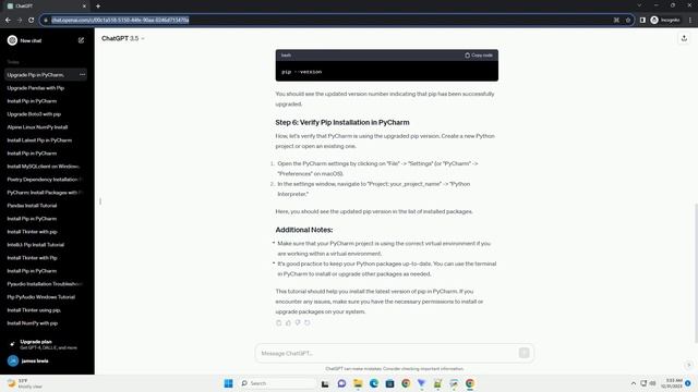 how to install latest version of pip in pycharm смотреть онлайн