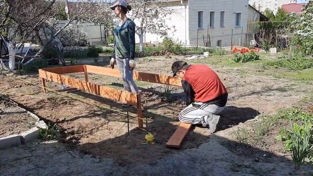 Как сделать грядки для огорода своими руками. | Красивый огород и удобные грядки.