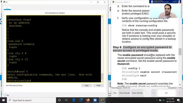 CCNA PT - 2.5.5 -Configure Initial Switch Settings смотреть онлайн