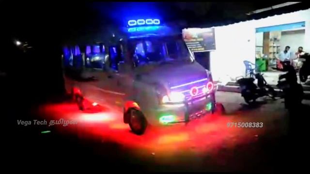 Karnataka Tempo traveller | Work completed | bus lighting work Salem | Vega Tech தமிழன் | Tamil смотреть онлайн