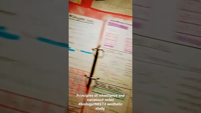 principles of inheritance and variation short notes for neet biology # aesthetic study. смотреть онлайн