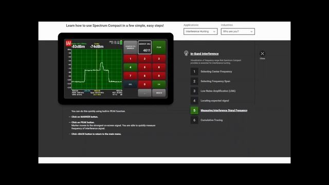 SAF Spectrum Compact Virtual UI Demo Walkthrough for RF analysis - from Saelig смотреть онлайн