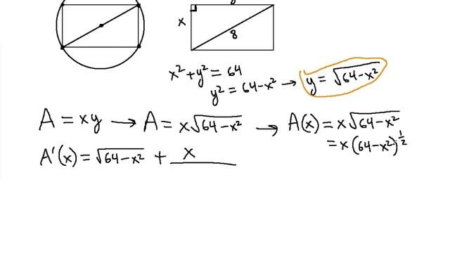 🕋Optimization Largest Rectangle in Circle problem ! ! ! ! ! смотреть онлайн