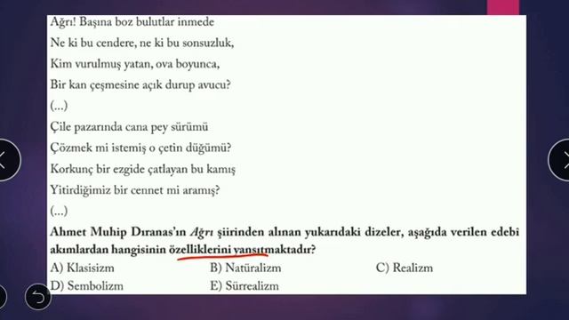 11.Sınıf Türk Dili ve Edebiyatı 1.Dönem 1.Yazılı Soruları смотреть онлайн