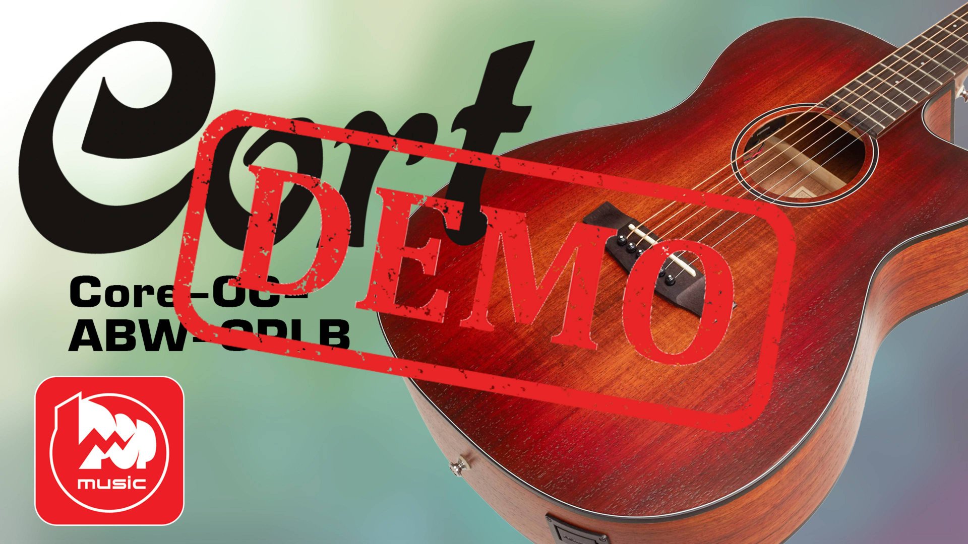 Электроакустика CORT Core-OC-ABW-OPLB - демонстрация звучания смотреть онлайн