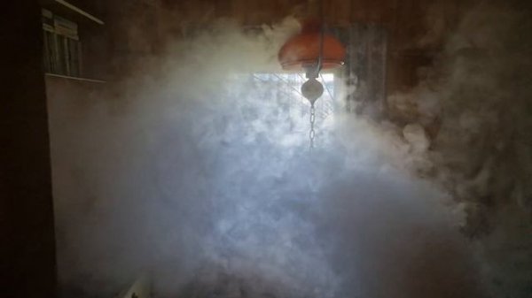 Обработка помещения сухим туманом