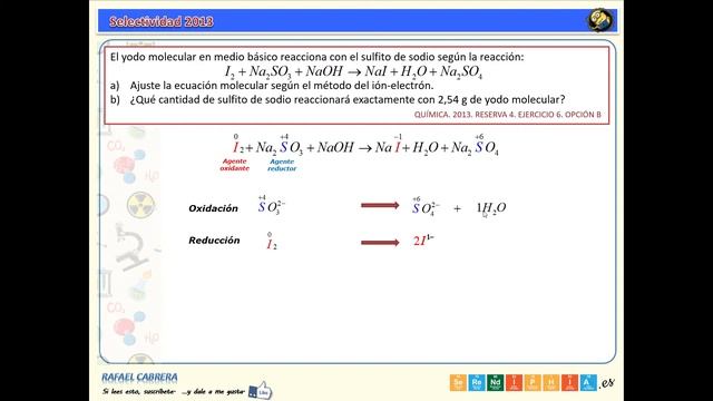 038. QUÍMICA. 2013. RESERVA 4. EJERCICIO 6. OPCIÓN B смотреть онлайн