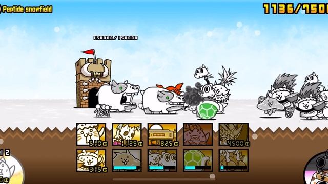 The Battle Cats - Peptide Snowfield (4 Star) смотреть онлайн