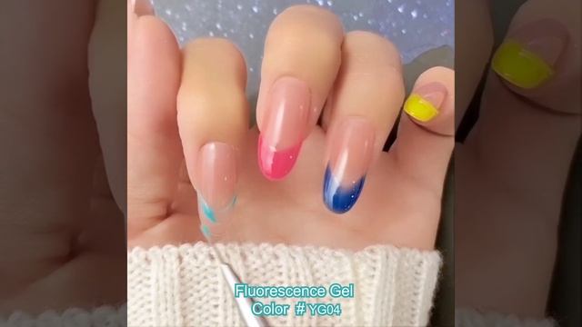 Special French Manicure Luminous Neon Gel смотреть онлайн