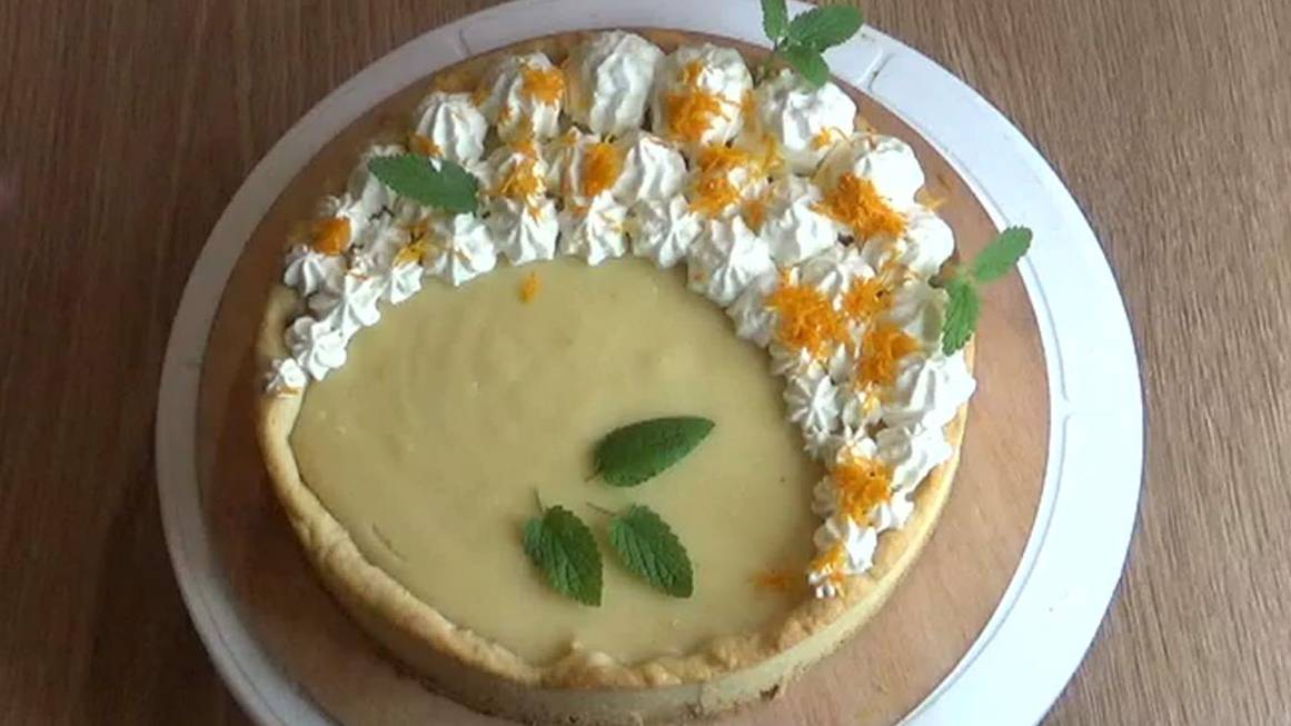 Вкусная выпечка. Домашний пирог "Лимонный пай" смотреть онлайн