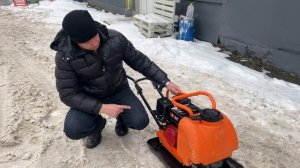 Запускаем виброплиту правильно