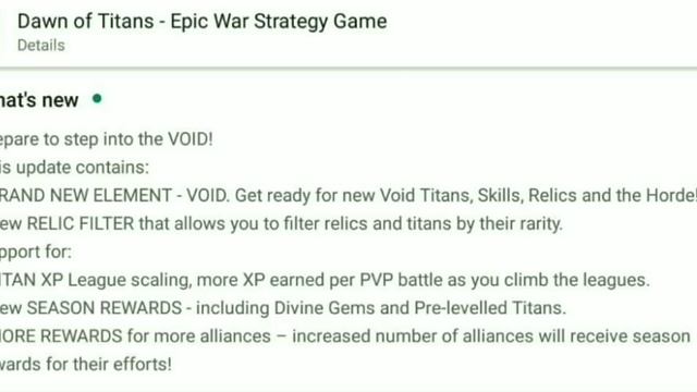 THE VOID | NEW ELEMENTAL TYPE | 3000 | NEW TITANS | NEW RELICS | DAWN OF TITANS смотреть онлайн