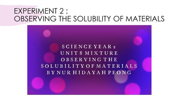 SCIENCE YEAR 2 POWER POINT MIXTURE SOLUBILITY OF MATERIALS смотреть онлайн