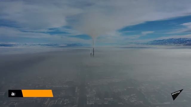 Видео: Над Бишкеком пугающий смог смотреть онлайн
