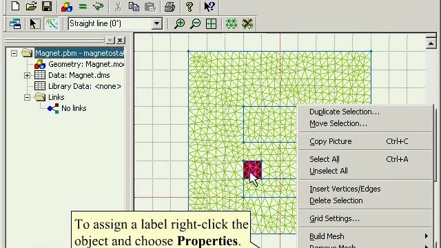 QuickField Example Magnet Simulation Magnetostatics смотреть онлайн