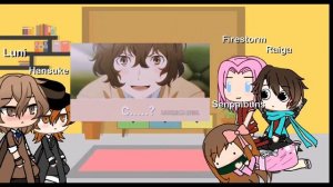 реакция персонажей разных аниме друг на друга /бсд