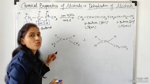 Dehydration Of Alcohols🔥||Major,Minor Alkenes Formation||Chemical Properties Of Alcohols||Part -12| смотреть онлайн