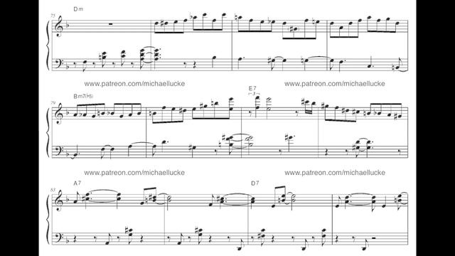 Chick Corea - Yesterdays (Solo Piano) - Transcription смотреть онлайн