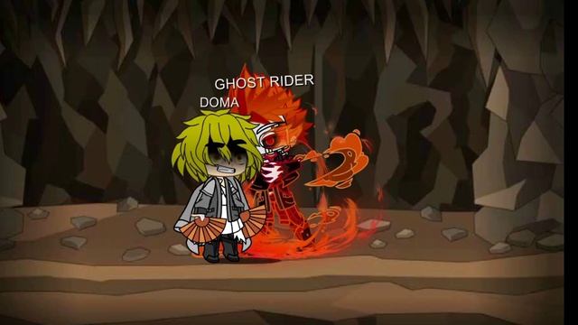 GHOST RIDER MEETS DEMON SLAYER:BY MEMATTHEW PART3 #demonslayer #ghostrider #gachaclub