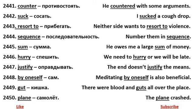 2441-2450 английские слова смотреть онлайн