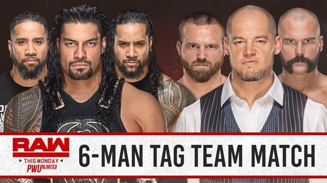 Big 6-Man Tag Team Match Announced For Monday's RAW смотреть онлайн