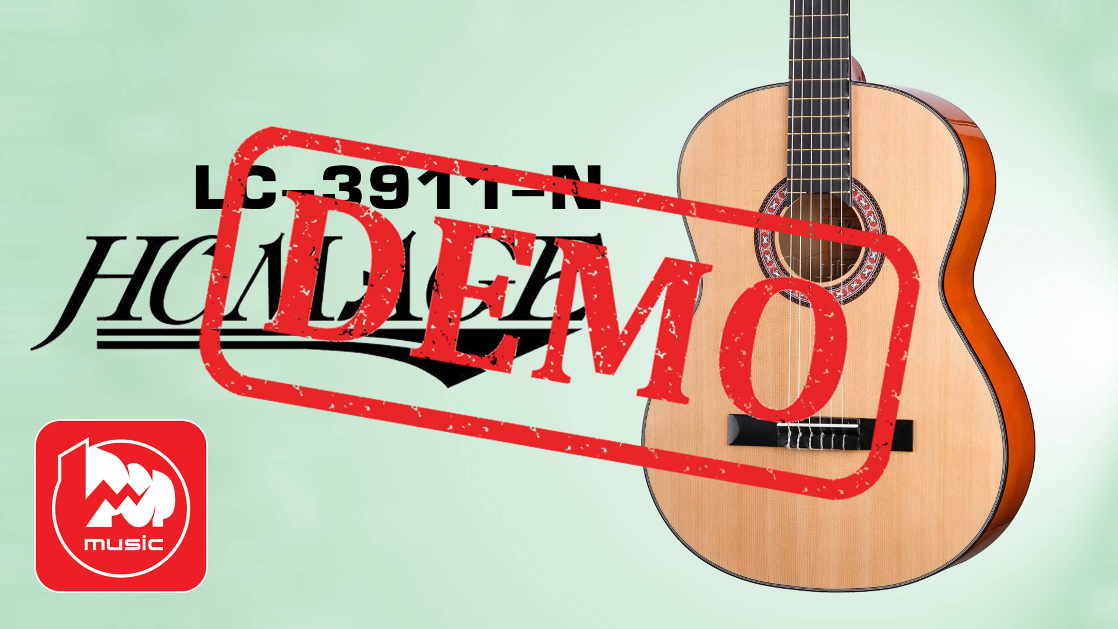 Классическая гитара HOMAGE LC-3911-N - демонстрация звучания смотреть онлайн