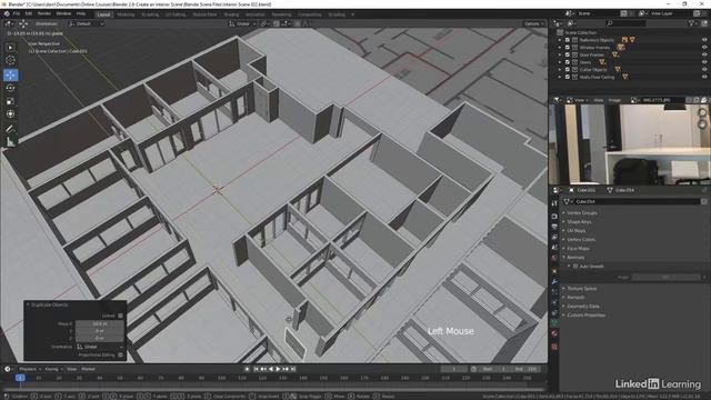 2. Modeling the Rooms - 19. Finishing the closet doors смотреть онлайн