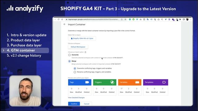 Shopify GA4 Kit Part 3 - Upgrade from v2.0 to v2.1 (Google Analytics 4 Setup Upgrade) смотреть онлайн